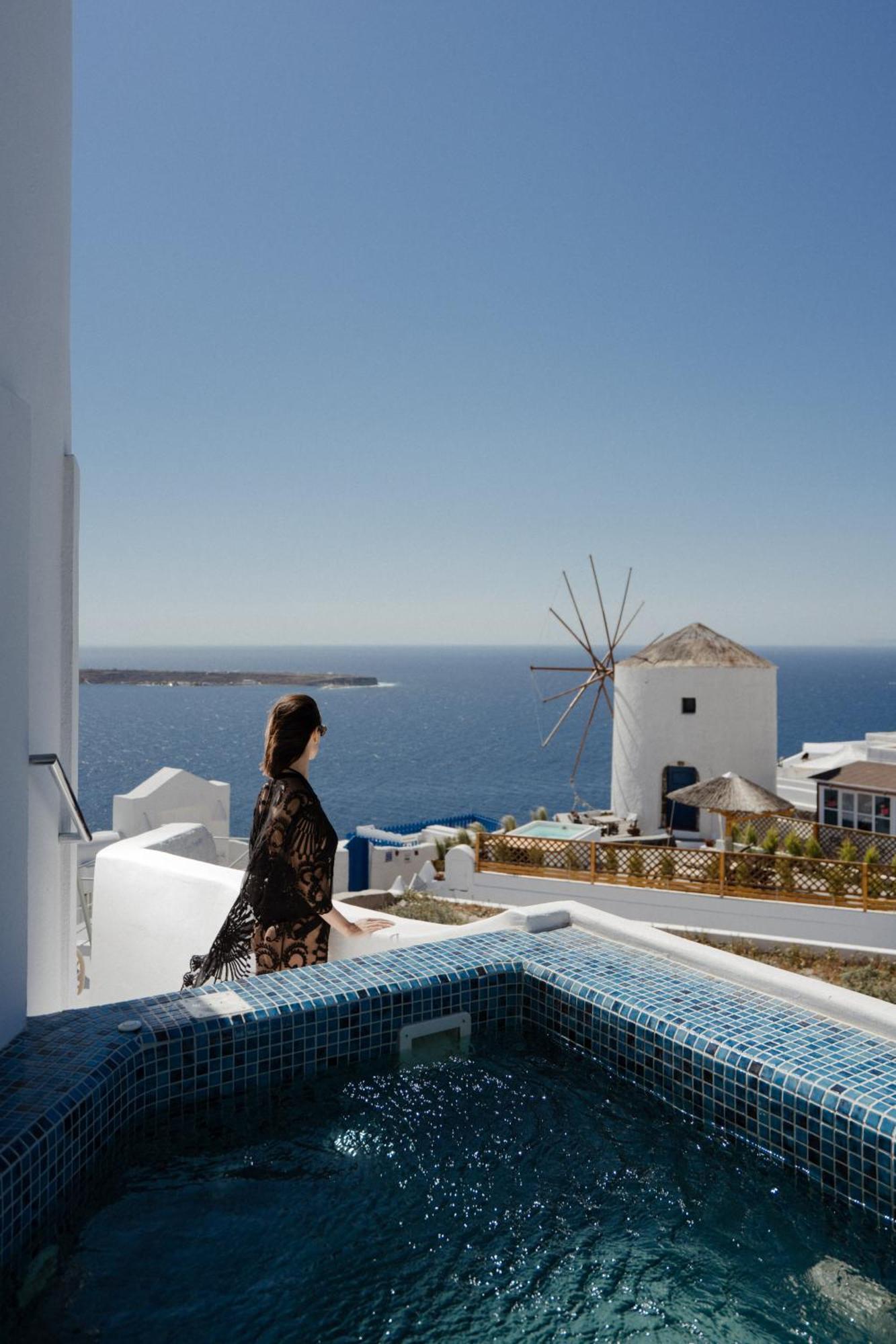 The Sunset Windmill Villa Oía Buitenkant foto